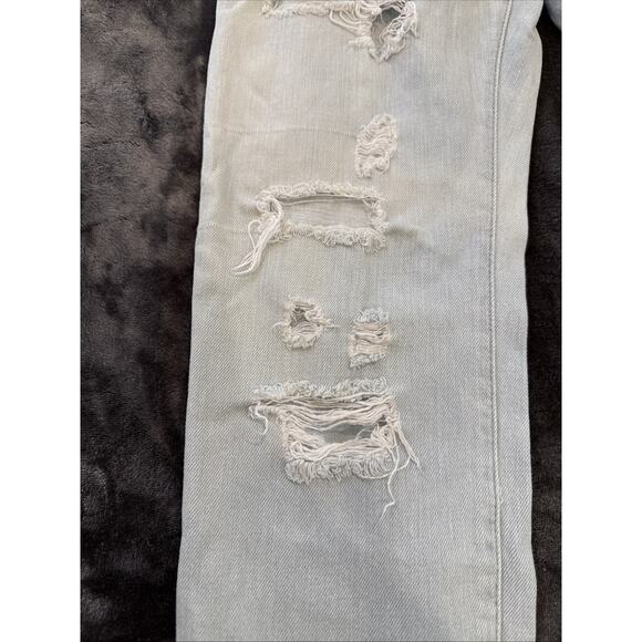 Forever 21 Women's Size 26 Blue Skinny Leg Light Wash Cotton Blend Stretch Jeans - Picture 4 of 16